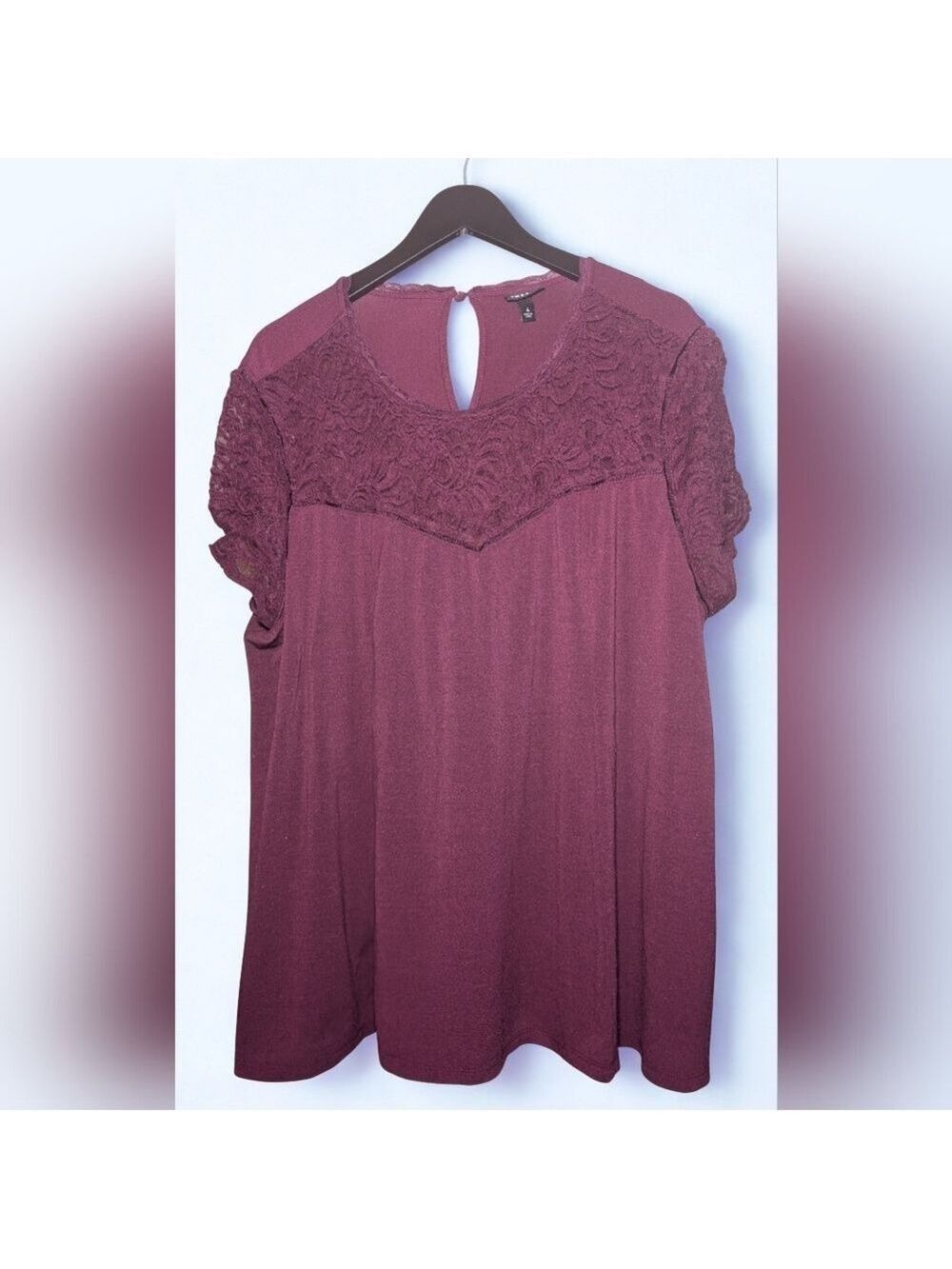 Torrid Plum Lace Blouse